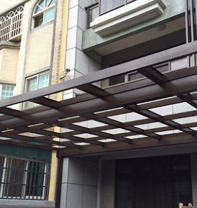 台中玻璃採光罩設計案例