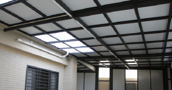 台中鐵皮採光罩施工實績