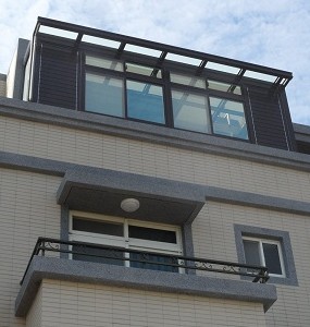 JS採光罩陽台遮雨棚安裝
