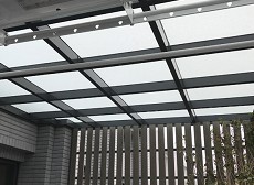 JS採光罩台中遮雨棚工程