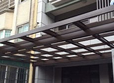 JS採光罩塑鋁板採光罩實景